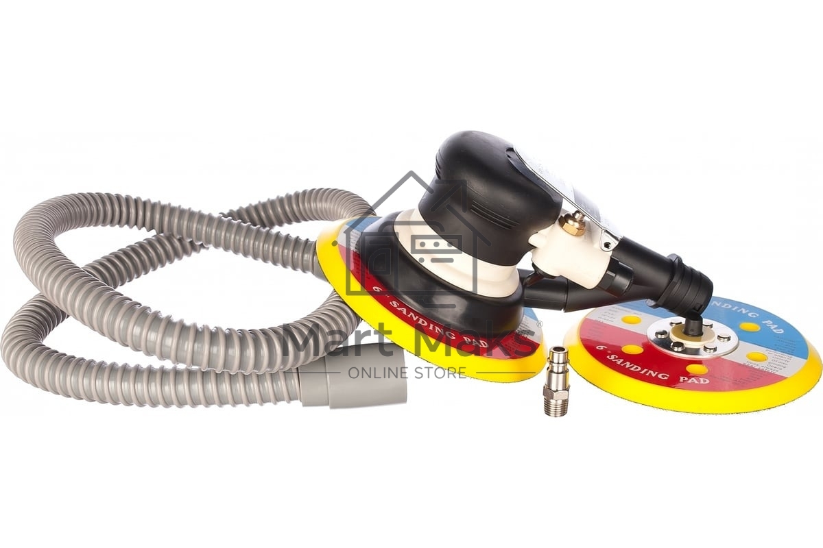 Пневмошлифмашина орбитальная Fubag SL150CV 100180 с пылеотводом с набором 130л/м 10000об мин 6.3 бар 150мм