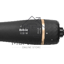 Фен-щётка BBK BHC3500 черный/шампань, 1200 Вт