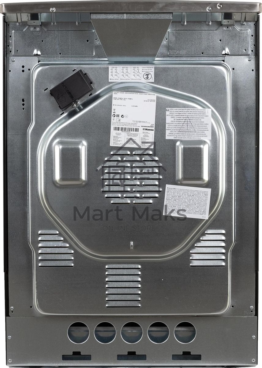 Плита электрическая Hansa FCCX64000 серебристый, конфорок 4 шт, духовка 69 л, 60 см x 85 см x 60 см