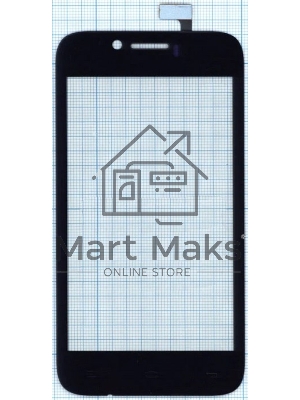 Сенсорное стекло (тачскрин) YZ-CTP183-FPC-V3.0, черное