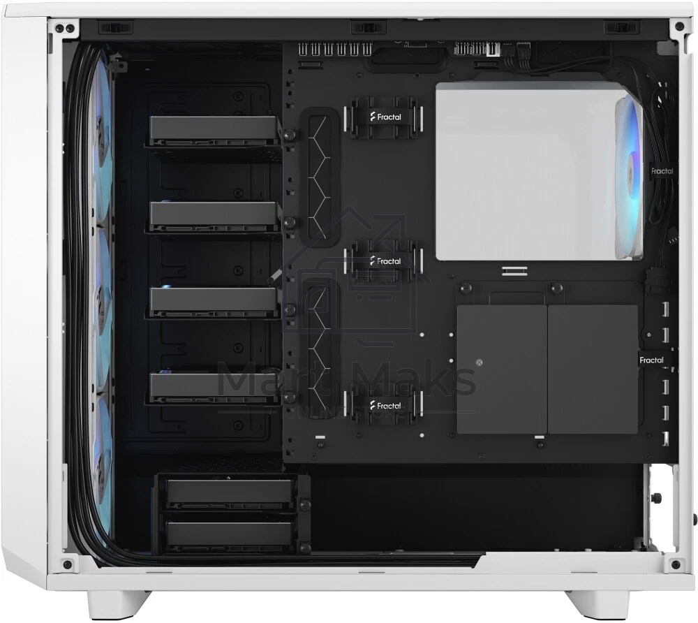 Корпус Fractal Design Meshify 2 RGB White TG Clear Tint / FD-C-MES2A-08