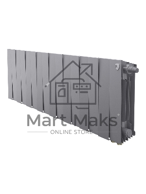 Радиатор биметаллический Royal Thermo PianoForte 300 Серебристый VR80 - 16 секц. Радиатор биметаллический Royal Thermo PianoForte 300 Серебристый VR80 - 16 секц.