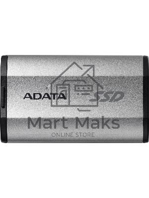 Внешний SSD ADATA SD810, 2TB, USB 3.2 Gen 2x2 Type-C, R/W 2000/2000, серебристый