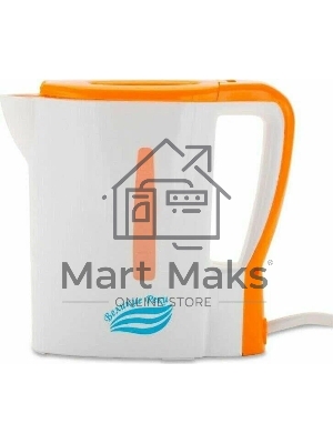 Чайник электрический Великие Реки Мая-1 бело-оранжевый