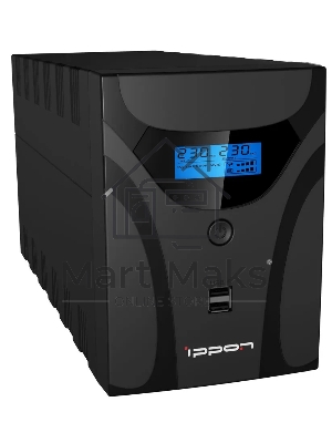 Источник бесперебойного питания Ippon Smart Power Pro II Euro 1600 960Вт 1600ВА черный