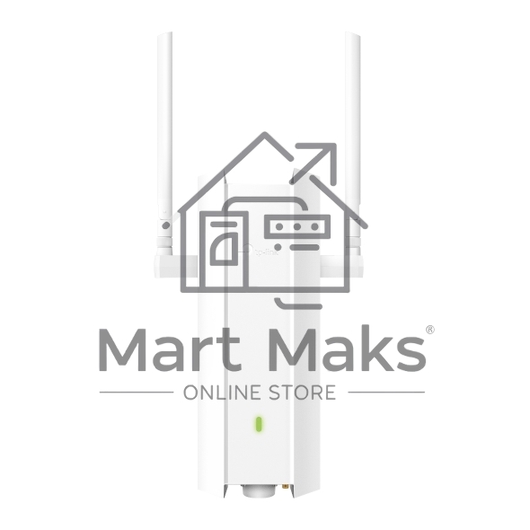 Двухдиапазонная точка доступа TP-Link EAP625-Outdoor HD, для улицы и помещений с поддержкой Wi-Fi 6 AX1800, 1 гиг. порт RJ45, 802.3af/at, Passive PoE (48 В, 0,5 А), IP67, 2 внешние антенны