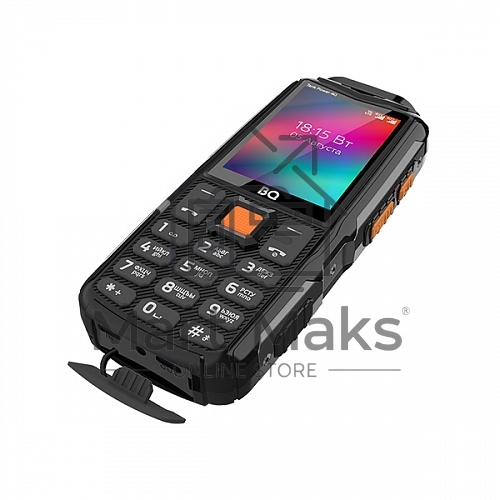 Мобильный телефон BQ 2410L Tank Power 4G черный/метал