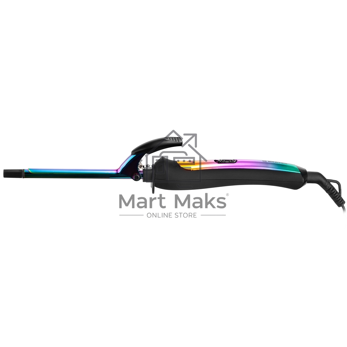 Электрощипцы BRAYER, 9 мм, PTC Heating, Max t.210, Зажим для волос, Шнур 1,8 м