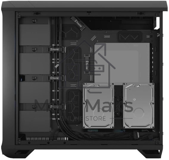 Корпус Fractal Design Torrent Black RGB TG Light Tint / E-ATX, TG, 2x3.5, 4x2.5, 7xPCI, 1xUSB-C, 2xUSB3.0 / 2x180mm, 3x140mm ARGB fans inc. / FD-C-TOR1A-04
