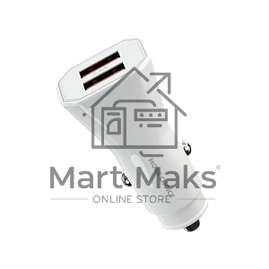 Автомобильная зарядка (от прикуривателя) MORE CHOICE (4610196406249) AC24 белый