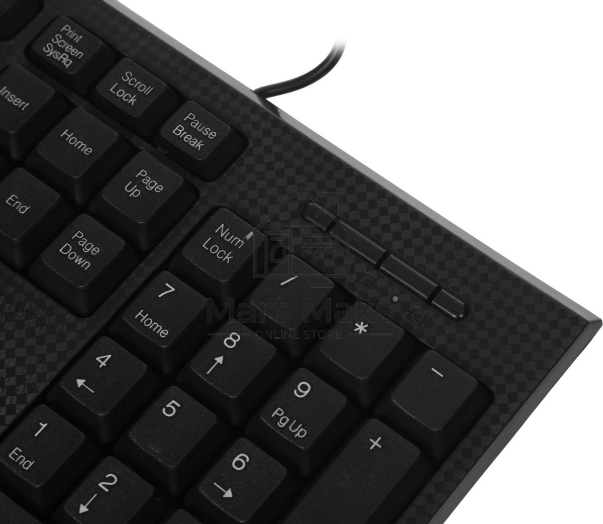 Клавиатура проводная Oklick 120M, USB, черный