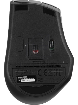 Комплект клавиатура+мышь A4Tech FStyler FG1035 беспроводной, USB, 2000 DPI, чёрный/серый