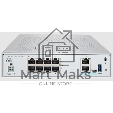 Межсетевой экран Cisco Firepower 1010 FPR1010-ASA-K9, 8×1 Гбит/с