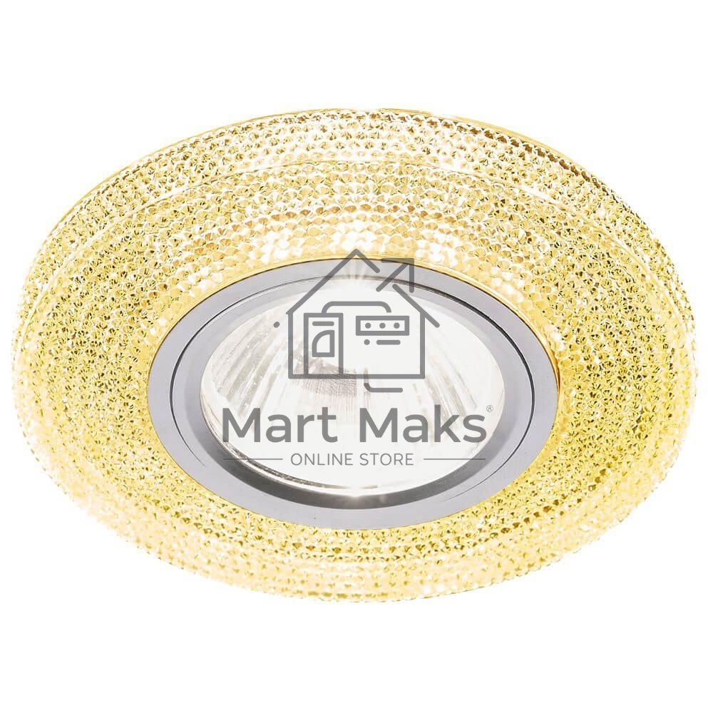 Встраиваемый точечный светильник S290 GD хром/топаз/MR16+3W(LED WHITE)