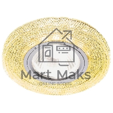 Встраиваемый точечный светильник S290 GD хром/топаз/MR16+3W(LED WHITE)