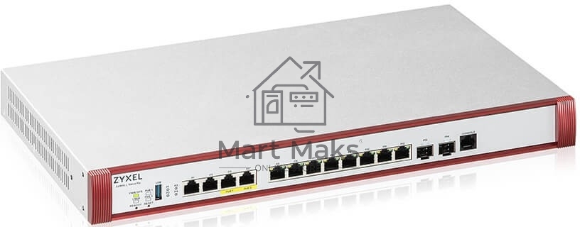 Межсетевой экран Zyxel USG FLEX 700H с подпиской Gold на 1 год (AS, AV, CF, IDP/DPI, Sandboxing, SecuReporter), Rack, 2xSFP+ (LAN/WAN), 2xRJ-45: 1/2.5/5/10G PoE+ (LAN/WAN), 2xRJ-45: 1/2.5G (LAN/WAN),