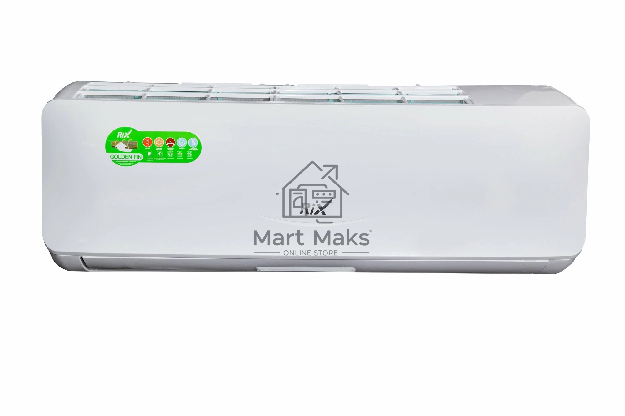 Кондиционер сплит-система настенного типа RIX LITE I/O-W09MB 9000 BTU, 25 м², 24 дБ, охлаждение, обогрев, осушение, белый