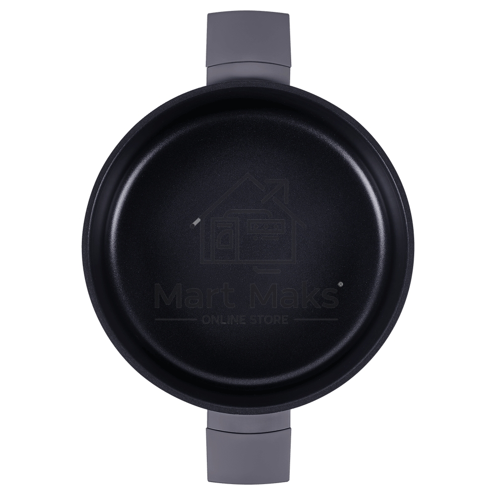 Кастрюля Maunfeld ASTRID MF20ASTR1CR из кованого алюминия со стеклянной крышкой, 20 см,3 л