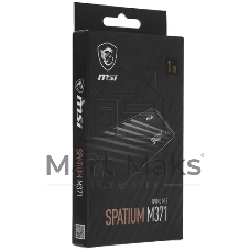 Накопитель SSD MSI Spatium M371, 1ТБ, M.2 2280, PCIe 3.0 x4, NVMe, M.2