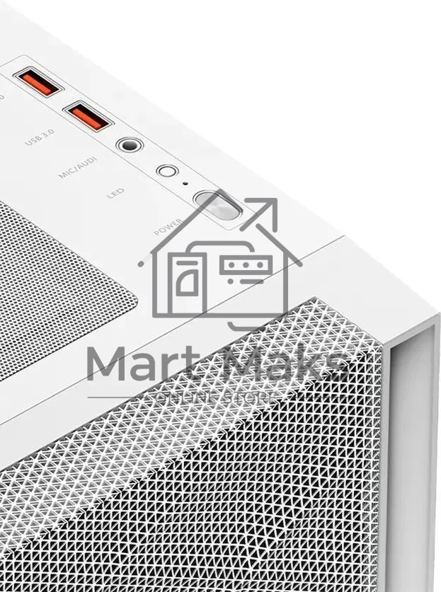Компьютерный корпус PcCooler C3D510 WH ARGB белый без БП ATX 3x120mm 2xUSB3.0 1xUSB3.1 audio bott PSU