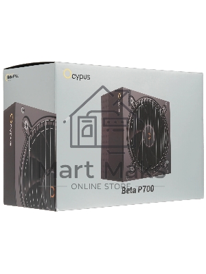 Блок питания 700W Ocypus Beta P700 BK (ATX, APFC, 20+4 pin, 120мм fan, PCI-E 6+2Px2, 3xSATA) (Beta-P700-N1HDBK024X-EU)
