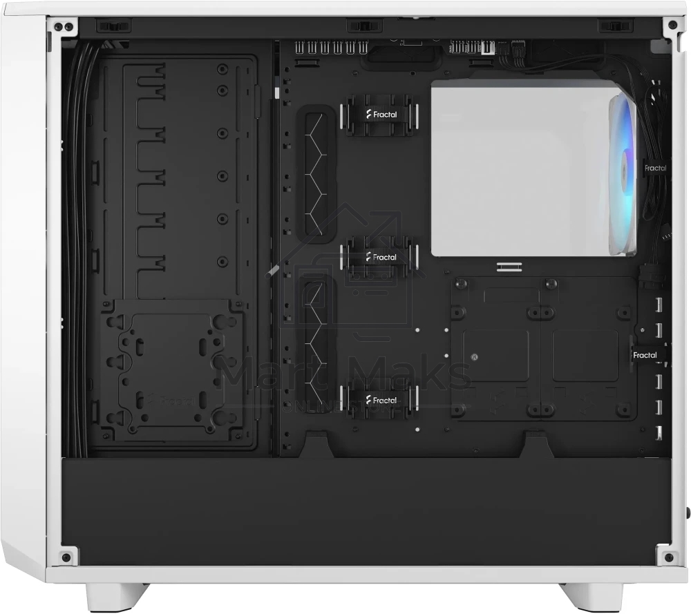 Корпус Fractal Design Meshify 2 RGB White TG Clear Tint / FD-C-MES2A-08