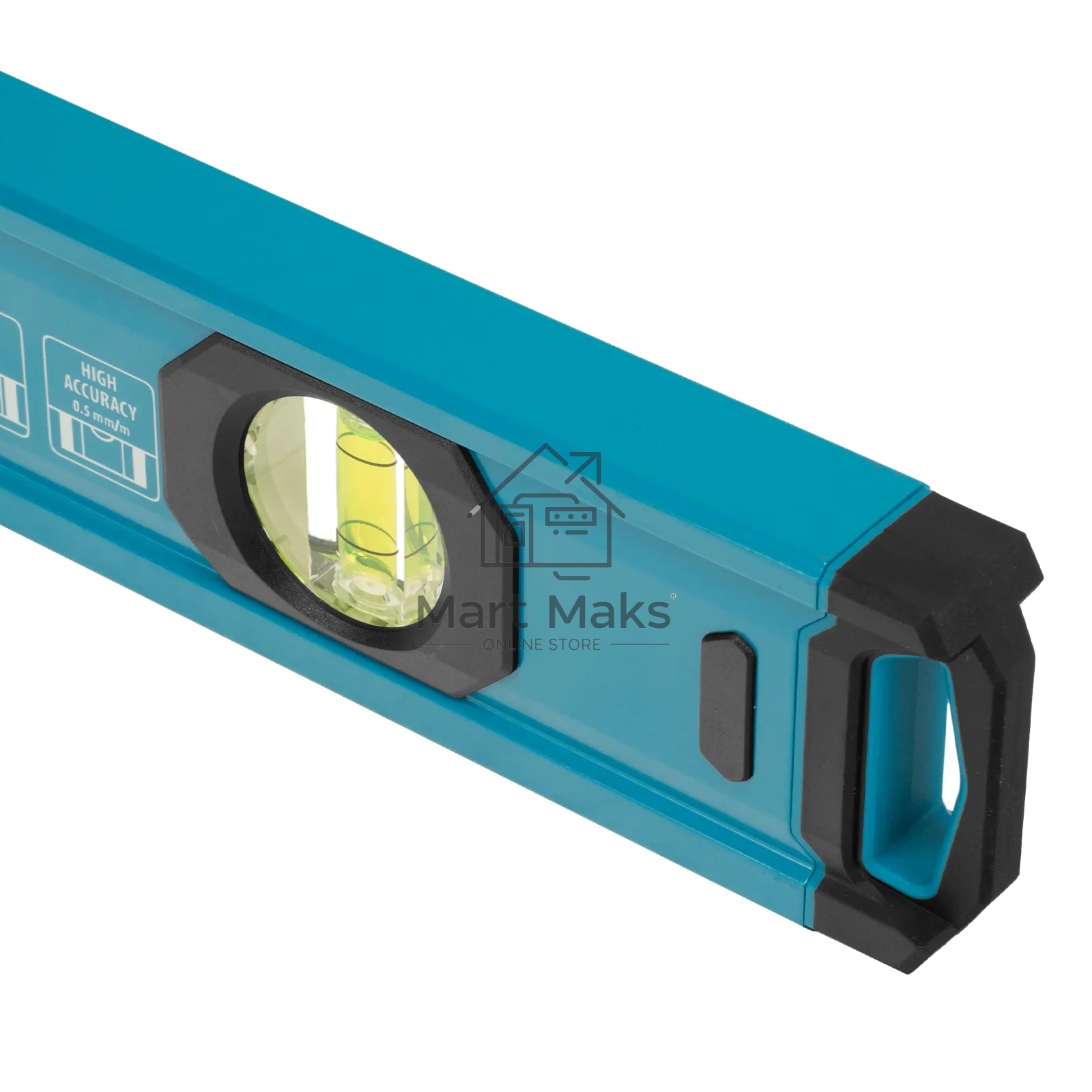 Уровень Gross 33650 алюминиевый, магнит., фрезерованный, 2 глазка, 0,5 мм/м, 400 мм