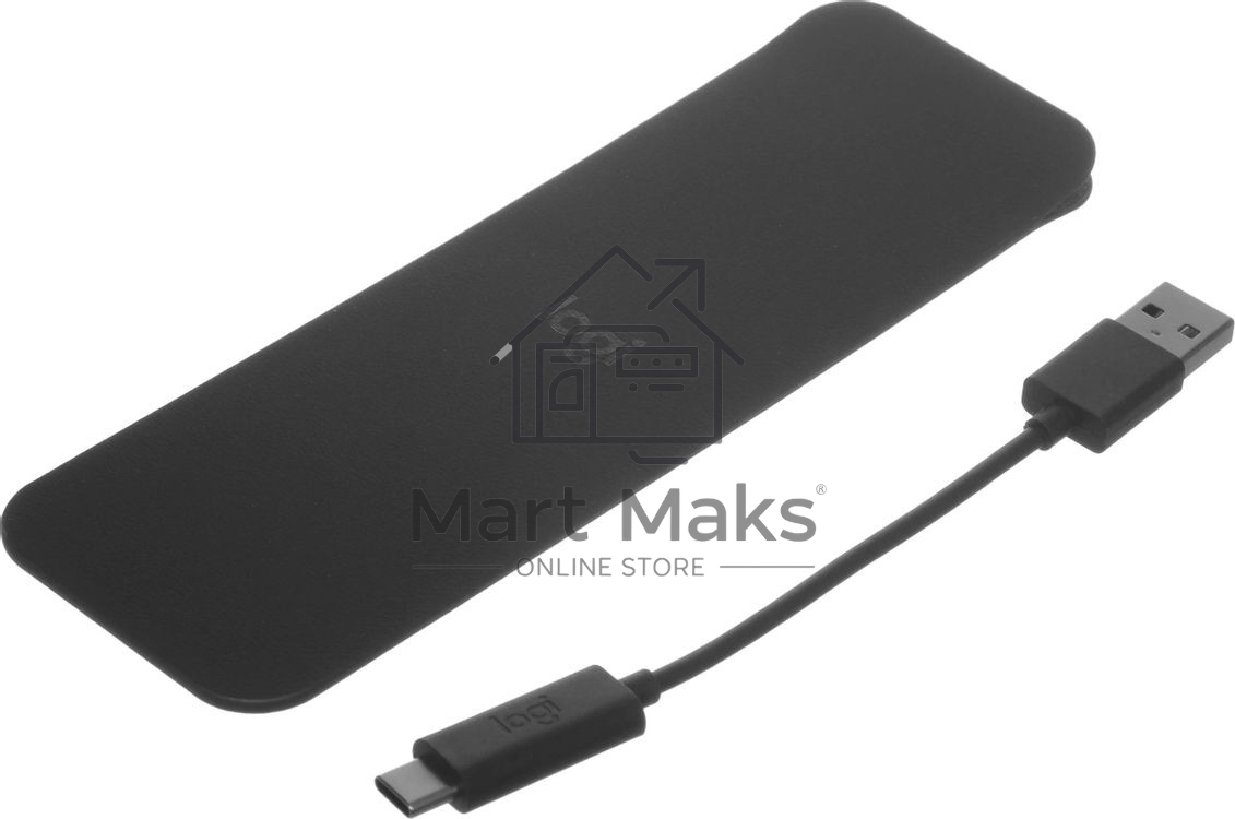 Презентер Logitech Spotlight Slate (серый, Bluetooth/2.4 GHz, перезаряжаемая литий-полимерная батарея 85мА·ч, 3D-акселерометр, гироскоп, кабель для зарядки, чехол) (арт. 910-004867, M/N: R-R0011/C-U0016)