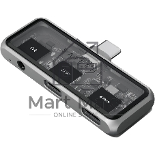 USB-концентратор Satechi ST-HXRAJM, USB Type-C, USB Type-C/Mini jack, USB Type-C