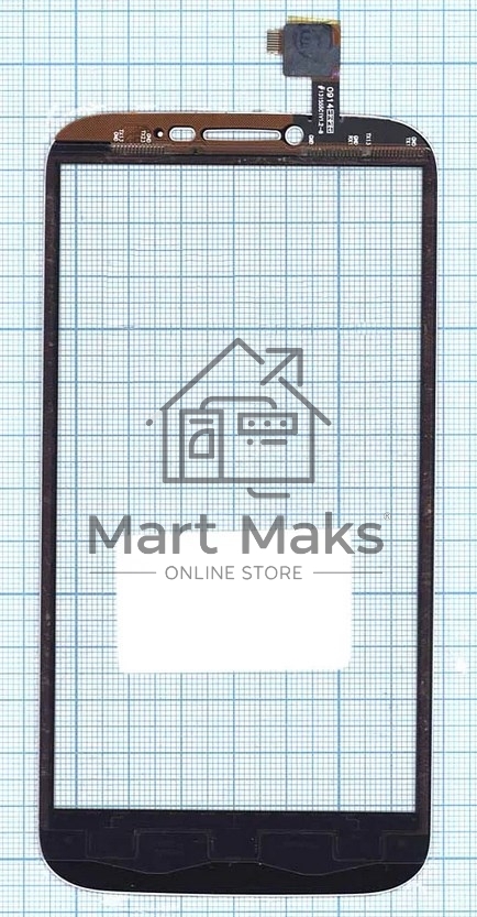 Сенсорное стекло (тачскрин) для Alcatel One Touch Pop C9 7047D, белое