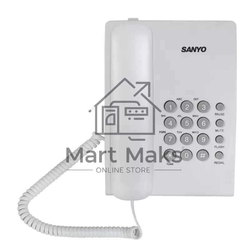 Телефон проводной SANYO RA-S204W белый