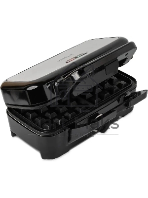 Вафельница Kitfort КТ-1674 1200Вт черный/серебристый