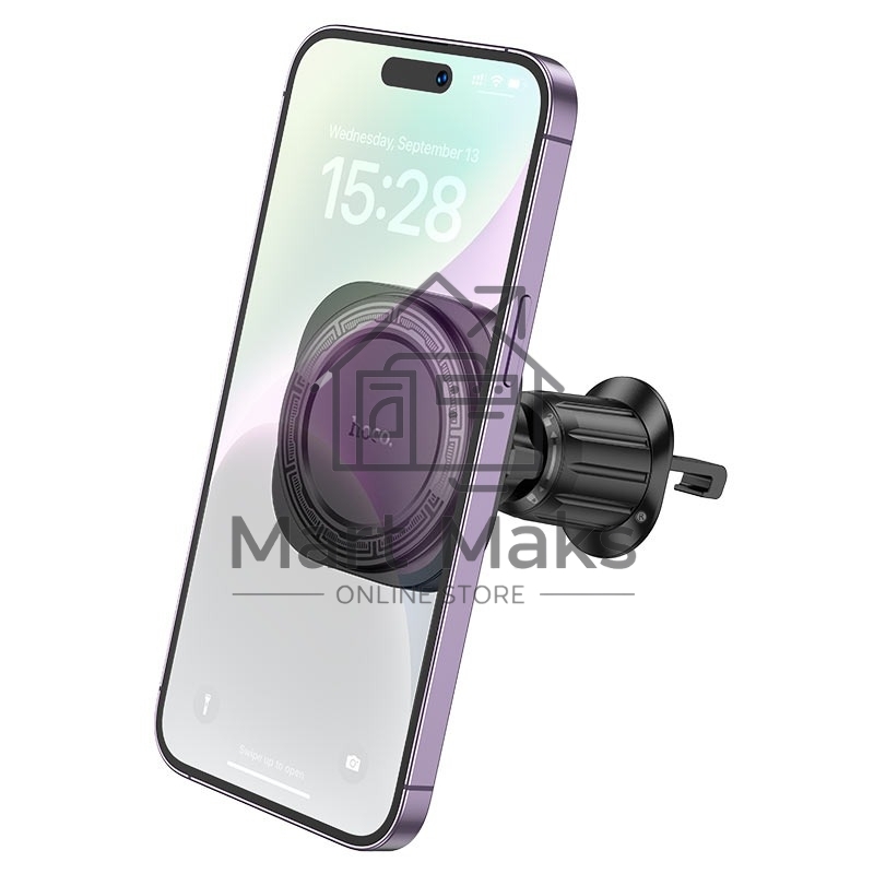 Автомобильный держатель HOCO H28 Rainbow магнитный на воздуховод черный