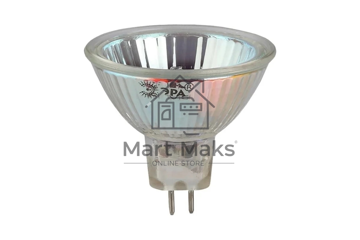Лампочка галогенная ЭРА GU4-MR11-35W-12V-30CL GU4 35Вт софит теплый белый свет