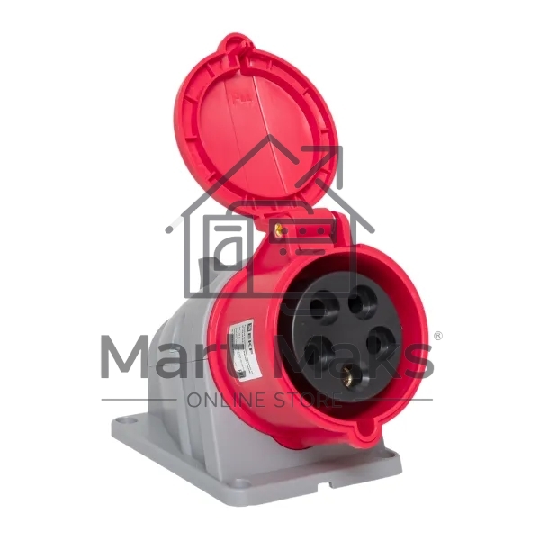 Розетка стационарная наружная EKF 125 ps-125-32-380-PRO PROxima 3Р+РЕ+N 32А 380В IP44