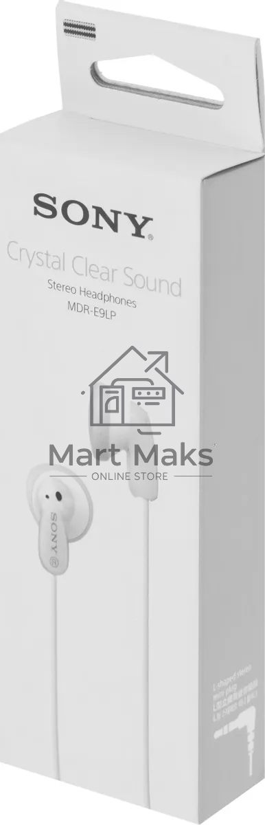 Наушники вкладыши Sony MDR-E9LP 1.2м белый проводные в ушной раковине