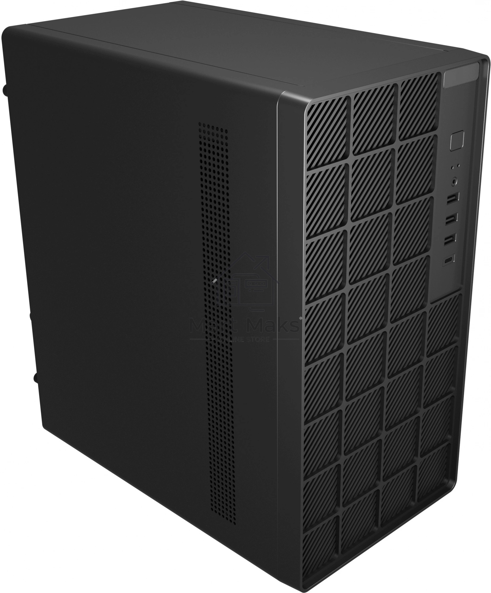 Компьютерный корпус Digma DCC-MN304 черный без БП mATX 2x120mm 2xUSB2.0 1xUSB3.0 audio