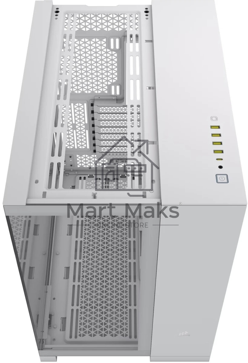 Компьютерный корпус без блока питания Case Corsair iCUE LINK 6500X RGB, Midi-Tower, TG, 3x120mm RGB, 4xUSB-A 3.2, 1xUSB 3.2 Type-C, E-ATX, ATX, mATX, mITX White