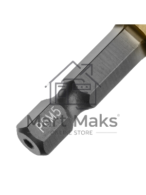 Сверло-метчик Denzel М10 х 1,25 мм, Р6М5