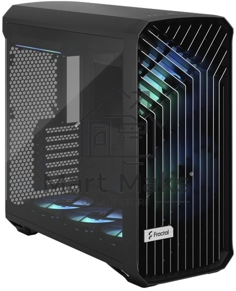 Корпус Fractal Design Torrent Black RGB TG Light Tint / E-ATX, TG, 2x3.5, 4x2.5, 7xPCI, 1xUSB-C, 2xUSB3.0 / 2x180mm, 3x140mm ARGB fans inc. / FD-C-TOR1A-04