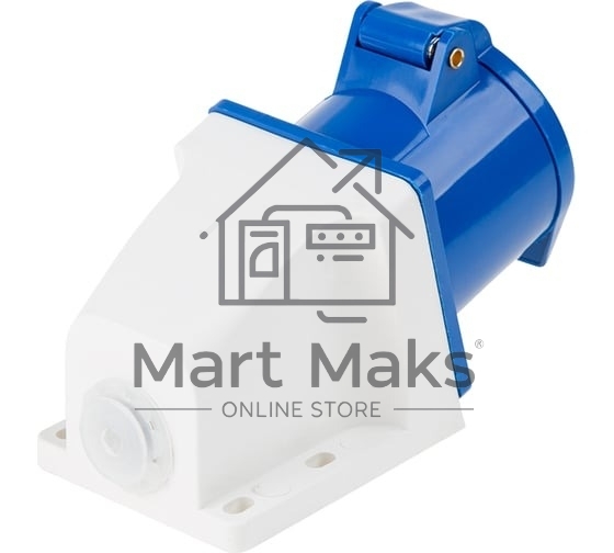 Розетка Rexant 123 стационарная 2Р+РЕ 32А 220В IP44