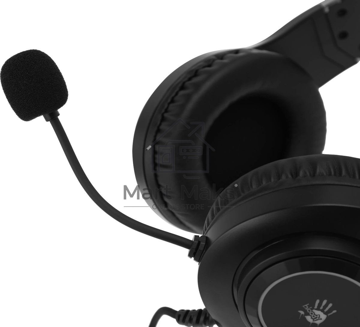 Гарнитура проводная с микрофоном A4 Bloody G220S черный 2м мониторные USB оголовье (G220S USB, BLACK)