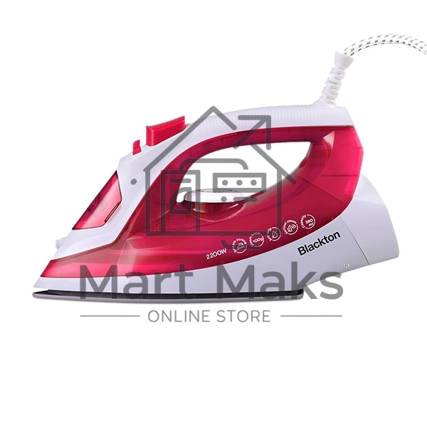 Утюг Blackton Bt SI3113 белый/красный, 2200 Вт, 20 г/мин, 100 г/мин, 280 мл