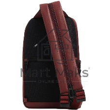 Рюкзак слинг Piquadro Russel CA6764W137/CU красное дерево кожа