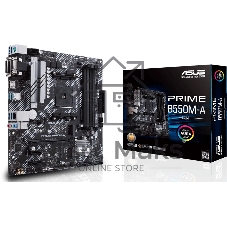 Материнская плата ASUS PRIME B550M-A/CSM, AM4, AMD B550, 4xDDR4, 4xSATA, 2xM.2, 1xPCIe 4.0 x16, 1xPCIe 3.0 x16, 2xPCIe 3.0 x1, 1xVGA, 1xDVI, 1xHDMI, 1x1Gb LAN, 2xUSB-A 10Gbps, 4xUSB-A 5Gbps, 3x3.5 мм, 7.1, mATX