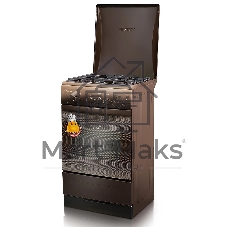 Газовая плита Gefest CG 50М04 К19 коричневый, конфорок 4 шт, духовка 42 л, 50 см x 85 см x 57 см