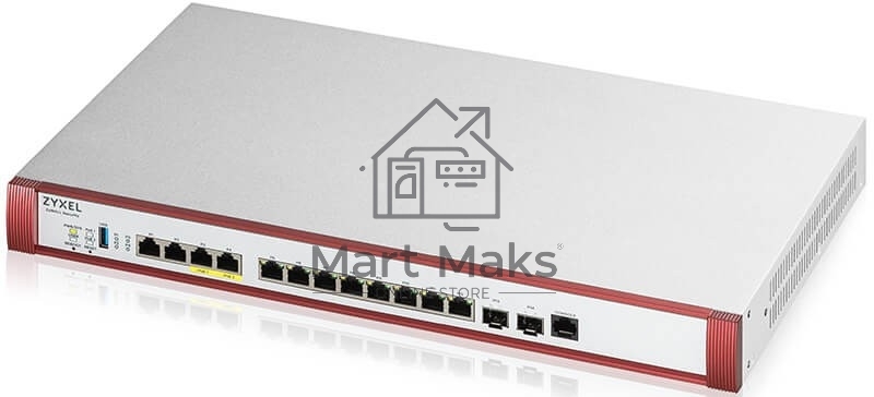 Межсетевой экран Zyxel USG FLEX 700H с подпиской Gold на 1 год (AS, AV, CF, IDP/DPI, Sandboxing, SecuReporter), Rack, 2xSFP+ (LAN/WAN), 2xRJ-45: 1/2.5/5/10G PoE+ (LAN/WAN), 2xRJ-45: 1/2.5G (LAN/WAN),