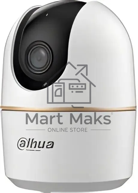Мини-PT IP-видеокамера DAHUA DH-IPC-H4AP-0360B с Wi-Fi 2.4ГГц 4Мп, 1/3” CMOS, объектив 3.6мм, видеоаналитика, ИК до 10м