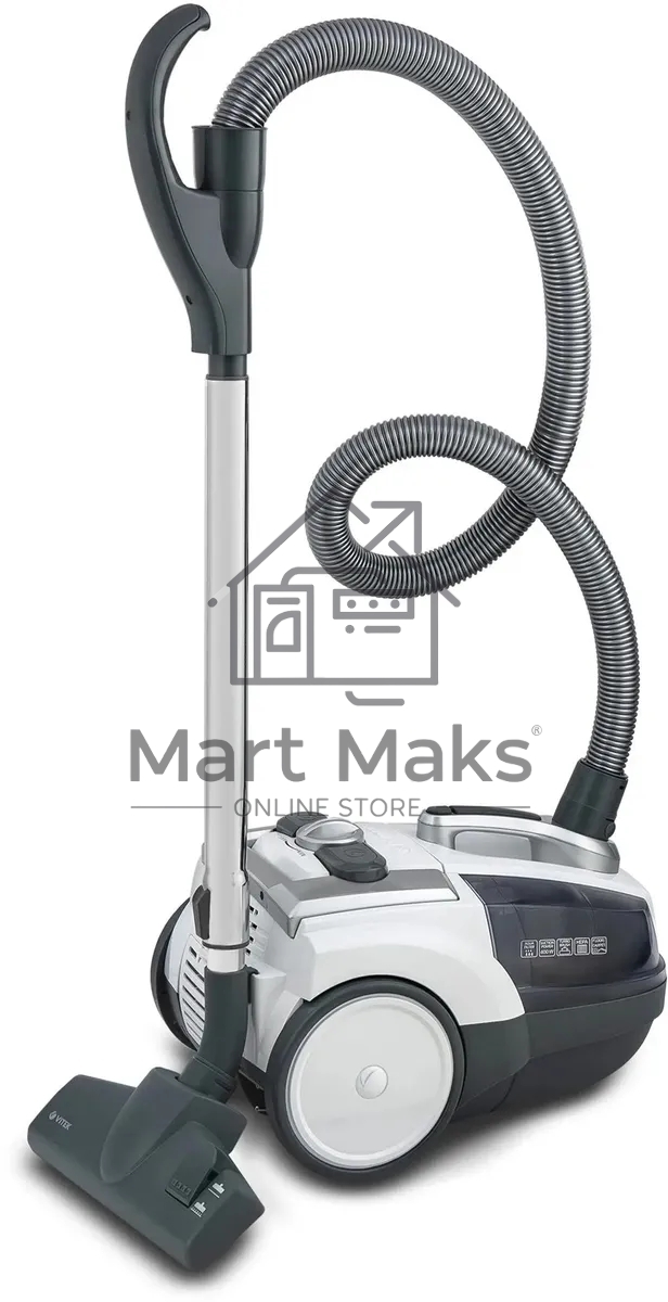 Пылесос Vitek VT-1833-01-PR жемчужный, 400/1800 Вт, уборка сухая, пылесборник контейнер, аквафильтр 3.5 л