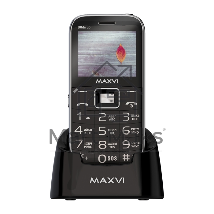Мобильный телефон Maxvi B6ds up черный